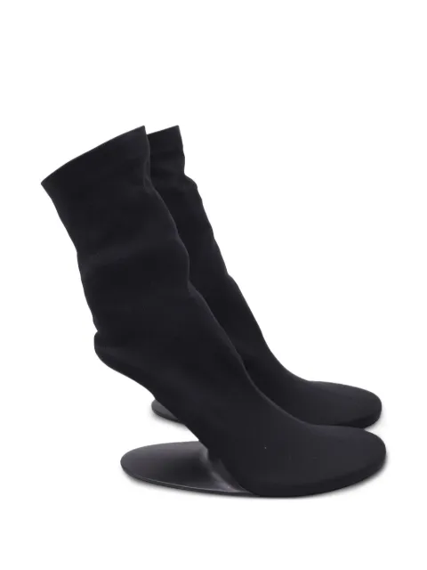 Balenciaga Pre-Owned Stage round-toe boots Black BAPUUSSH757404W
