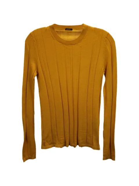 JOSEPH ribbed long-sleeve top Yellow TONPUUSCL366611W