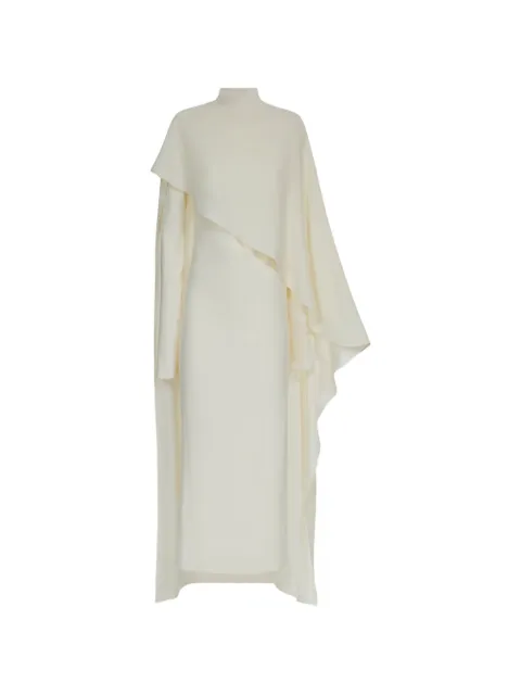 Taller Marmo Carrington cape-panel midi dress Neutrals TMBR2606105