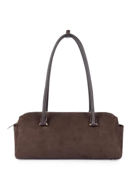 Lancaster Rectangle suede shoulder bag Brown 53053