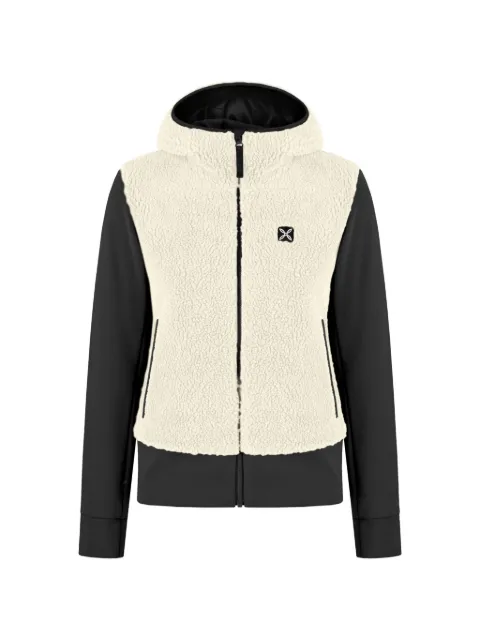 MONTURA faux-fleece panelled jacket White MJAC77W