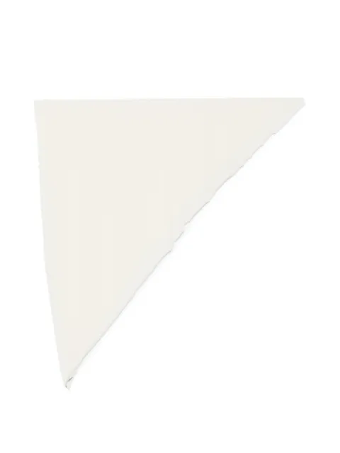 Faliero Sarti Adeli raw-edge scarf Neutrals I270502ADELI