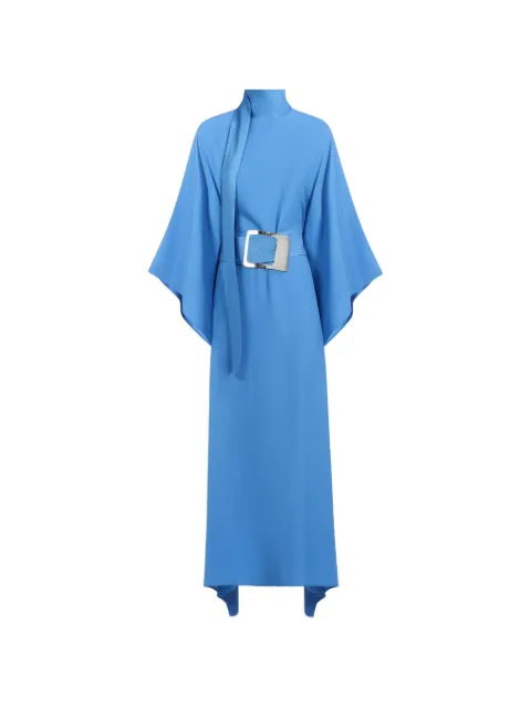 Taller Marmo La Luna belted maxi kaftan Blue TMSS2410603