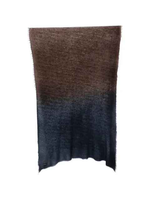 Faliero Sarti Adry ombré frayed-edge scarf Brown I270439ADRY