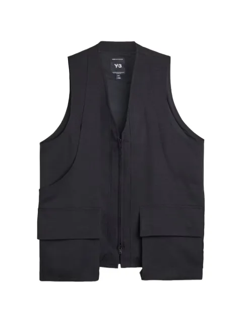 Y-3 sport uniform pocket vest Black KS1254