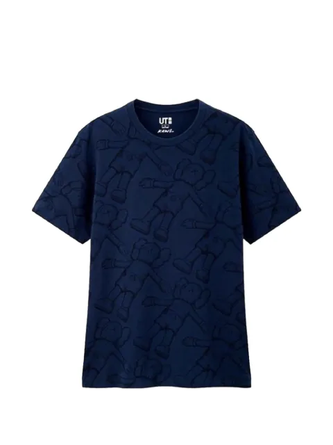 KAWS Holiday-print T-shirt Blue KAWS202550