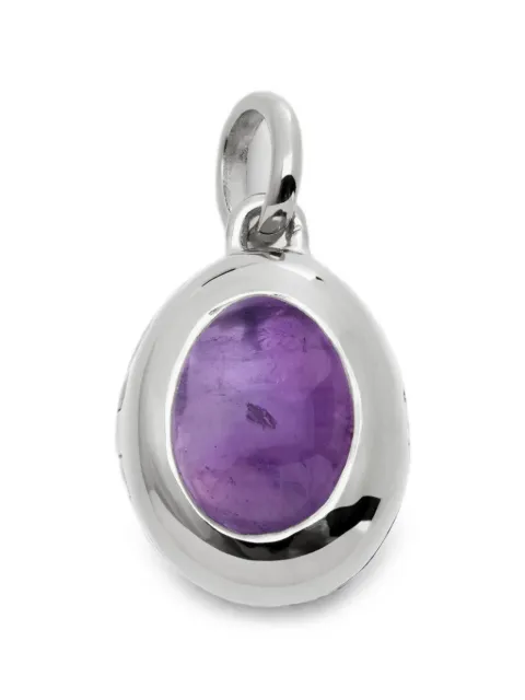 Monica Vinader February Birthstone curb-chain necklace Silver SSPTSWELAME
