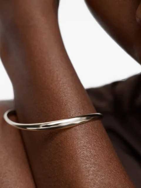 Monica Vinader Swirl Bangle bracelet Silver SSBLSWRBNON