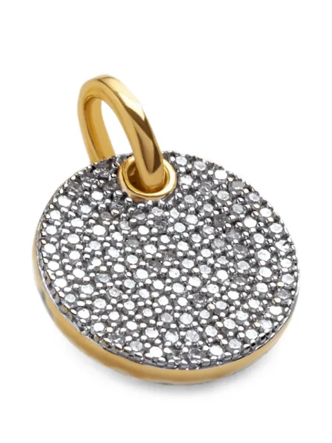 Monica Vinader Ava pavé diamond pendant Gold GPPTPVDKDIA