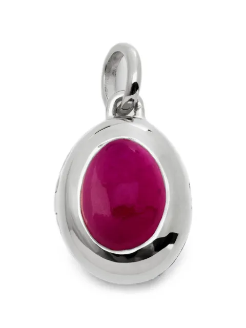 Monica Vinader quartz birthstone locket necklace Silver SSPTSWELPQZ
