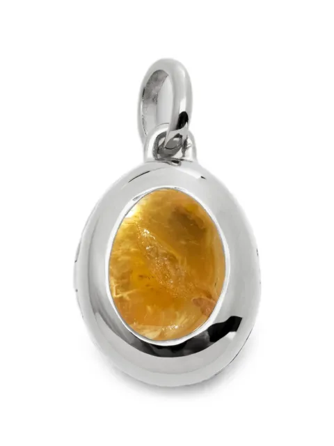 Monica Vinader November Birthstone citrine-embellished necklace Silver SSPTSWELCIT
