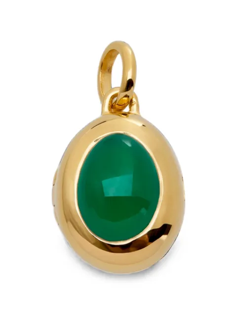 Monica Vinader May Birthstone Locket cable-chain necklace Gold GPPTSWELGRO