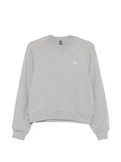 adidas by Stella McCartney logo-print sweatshirt Grey KR6275