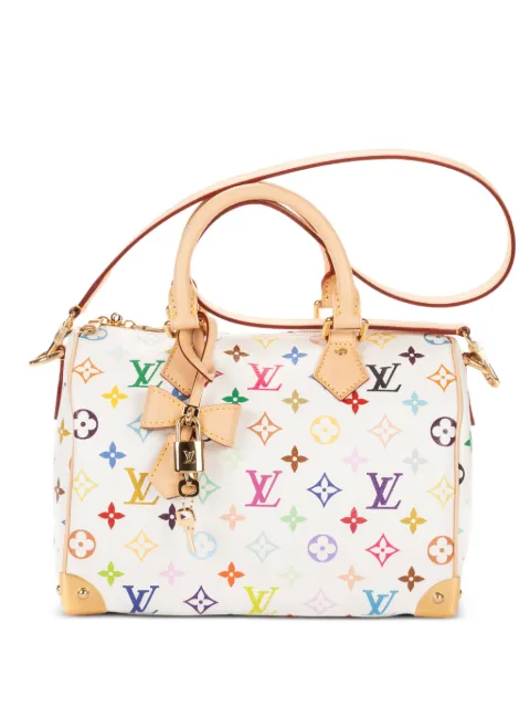 Louis Vuitton Pre-Owned x Takashi Murakami 25 Speedy Bandoulière two-way handbag White CHIP