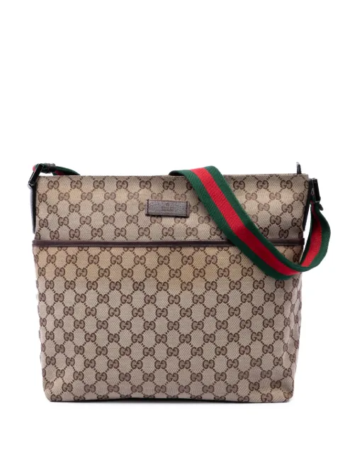 Gucci Pre-Owned 2016-2026 GG Canvas Web crossbody bag Neutrals Q5ZSGGT7W6GVHOTH