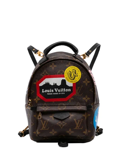 Louis Vuitton Pre-Owned 2016 Monogram World Tour Mini Palm Springs backpack Brown IPS5GQN5JV5MYXYY