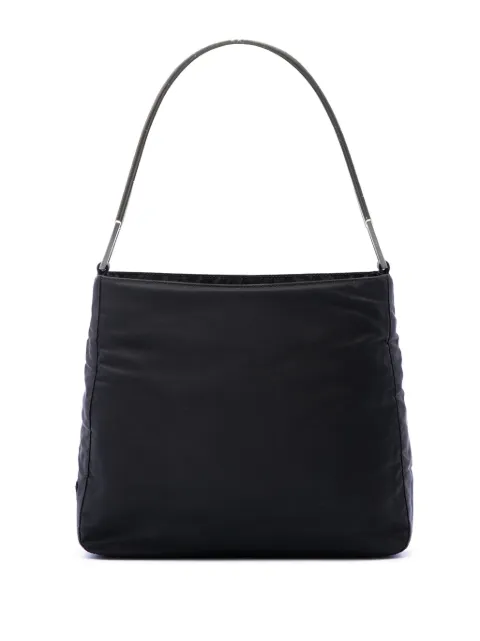 Prada Pre-Owned 2000-2013 Tessuto Metal Handle Bag shoulder bag Black CQHXIDL03CYU800P