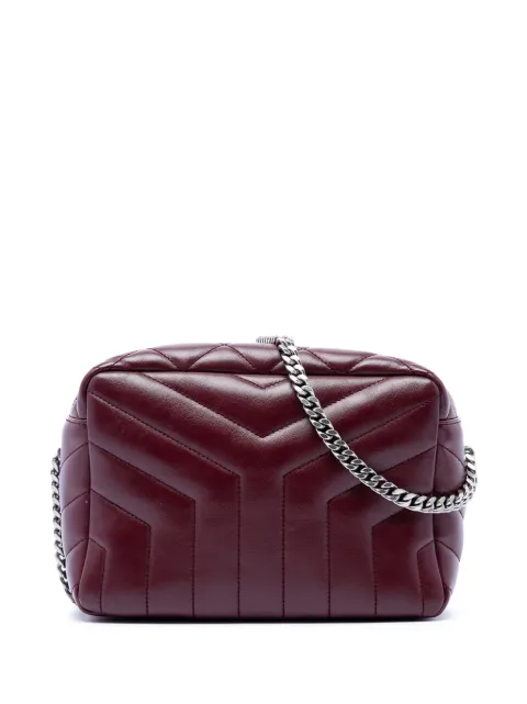 Saint Laurent Pre-Owned 2019 Small Matelasse Calfskin LouLou Bowling Bag crossbody bag Red 8HATN1ORYCVG9CSM