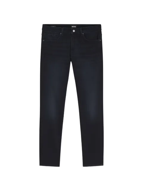 BOSS Delaware slim-fit jeans in knitted indigo stretch denim Blue 50568841