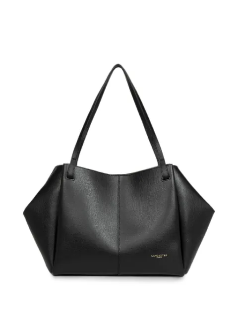 Lancaster leather tote bag Black 538012