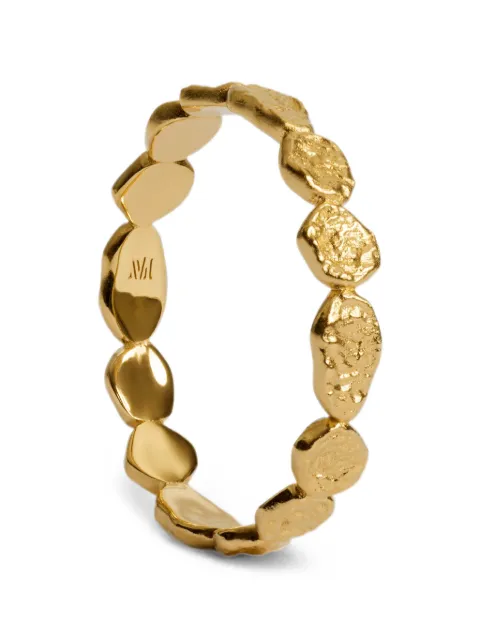 Monica Vinader mini Capri stacking ring Gold GPRGMCASNON