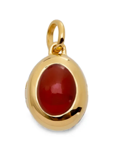 Monica Vinader January Birthstone Locket necklace pendant Gold GPPTSWELRDO
