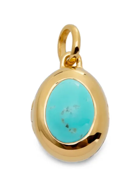Monica Vinader December Birthstone embellished locket pendant Gold GPPTSWELTUQ