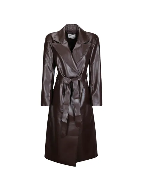 SOURCE UNKNOWN Briella double-breasted coat Red SUWF62CT04S
