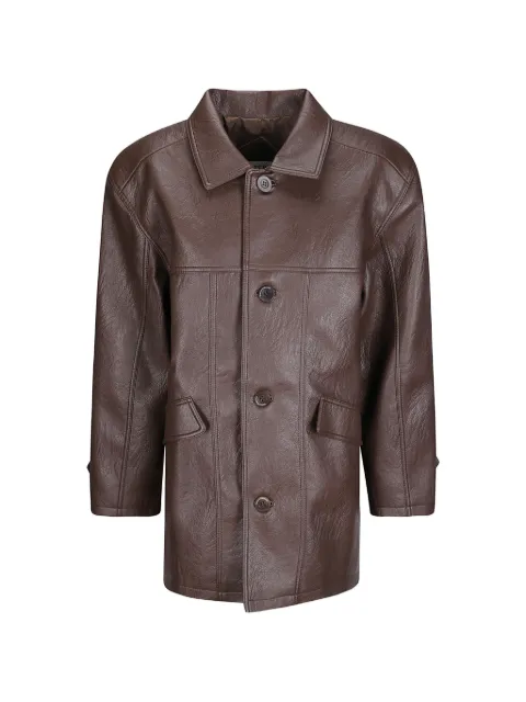 SOURCE UNKNOWN Carrie long-sleeve jacket Brown SUWF62JK07S