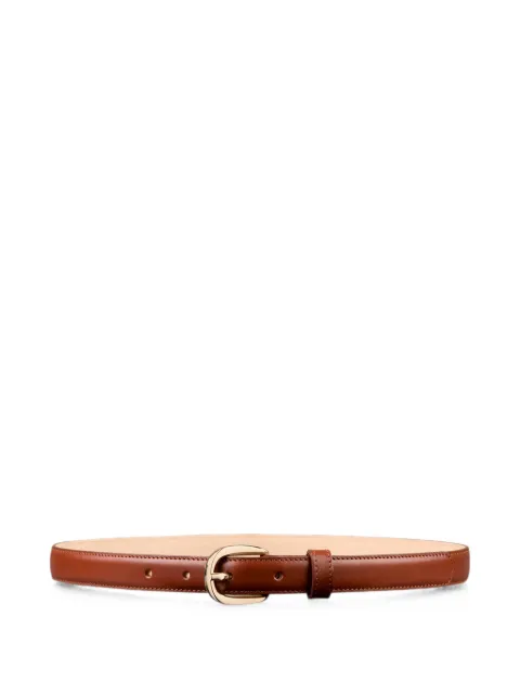 A.P.C. Rosette leather belt Brown PXBHZF65101