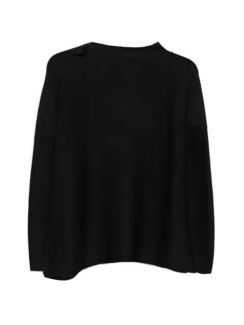 Daniela Gregis fine-knit drop-shoulder knit Black ML1X5CW4413F