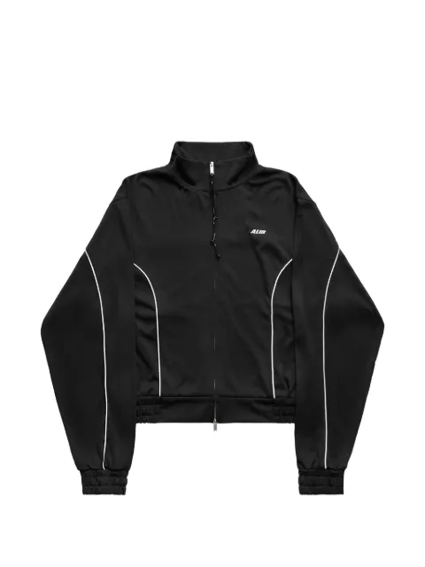 ALIS contrast-piping zip-up track jacket Black 12209