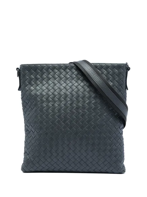 Bottega Veneta Pre-Owned 2012-2026 Nappa Intrecciato VN crossbody bag Grey LMUHEQKBU3F38N5X