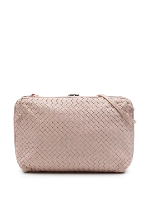 Bottega Veneta Pre-Owned 2012-2026 Large Nappa Intrecciato Nodini crossbody bag Pink EYN3XFDLHOJNXCSO