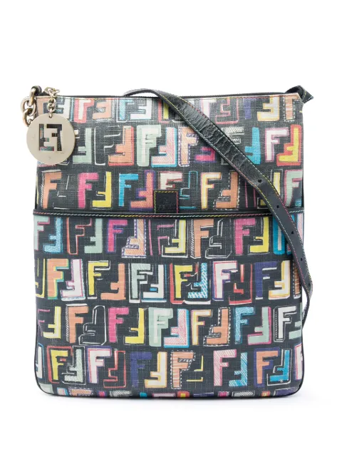 Fendi Pre-Owned 2010-2026 Multicolor Zucca Spalmati Forever crossbody bag Black A2YQY6B654BWQ3X7