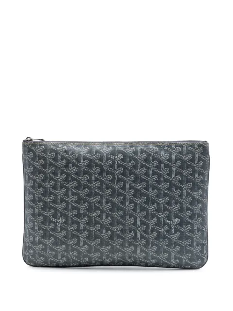 Goyard Pre-Owned 2018 Goyardine Senat MM clutch bag Grey 7NSR3HDNY6995RN4