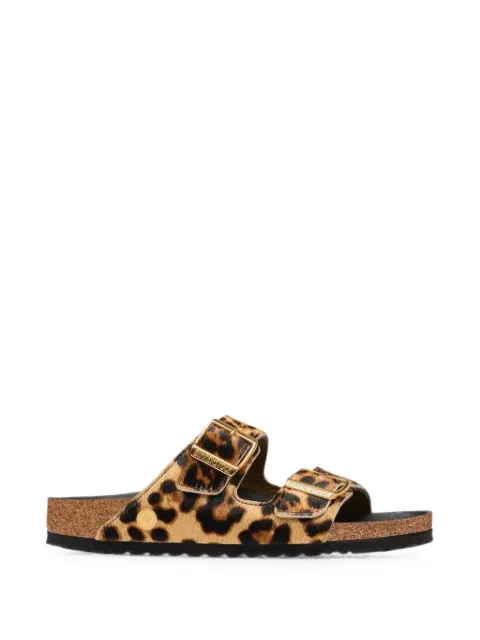 Birkenstock Arizona leopard-print sandals Neutrals 1032839