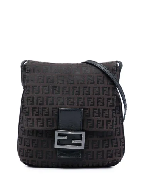 Fendi Pre-Owned 2000-2010 Zucchino Canvas crossbody bag Brown VT1KMA9AHDZ7R3TX