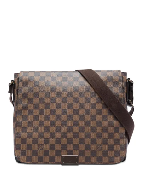 Louis Vuitton Pre-Owned 2016 Damier Ebene District MM crossbody bag Brown V9CKLK1Z7WQ0HQ09