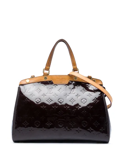 Louis Vuitton Pre-Owned 2012 Monogram Vernis Brea MM satchel Purple 05TR9WQEC877Q2TG