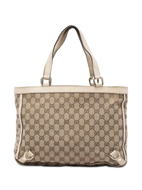 Gucci Pre-Owned 2016-2026 GG Canvas Abbey D Ring tote bag Neutrals SI3JZJTBCQ0RLLUH