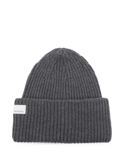 Nine In The Morning Umi-Et ribbed-knit beanie hat Grey 9FW26UMI09ETT30