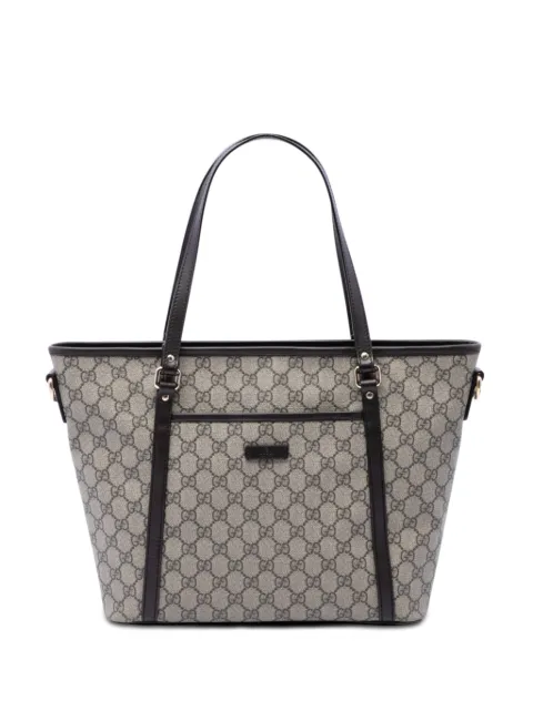 Gucci Pre-Owned 2016-2026 GG Supreme Joy Convertible Tote satchel Neutrals 4H7IE7MQK8AEY8TK