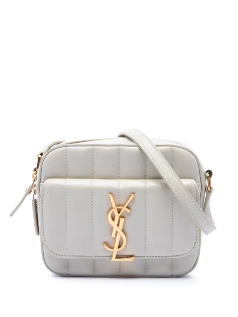 Saint Laurent Pre-Owned 2018 Toy Quilted Lambskin Vicky Camera Bag crossbody bag White 2PUGNMXW8Q5H3W6I