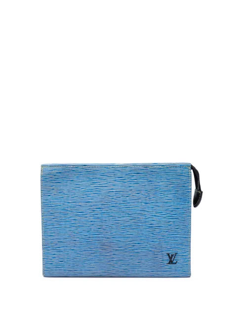 Louis Vuitton Pre-Owned 2017 Epi Denim Toiletry Pouch 26 clutch bag Blue WHID9628FV7HU4X6
