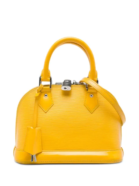 Louis Vuitton Pre-Owned 2013 Epi Alma BB satchel Yellow 2E9KPK36P23MY8DX