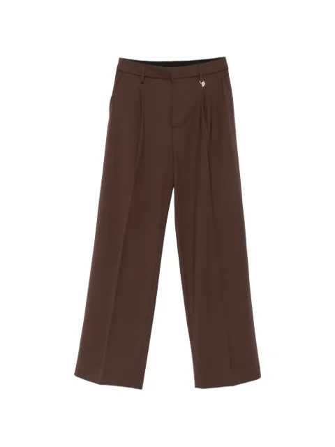 DONDUP pleated palazzo pants Brown DP840SWS0115DXXXW