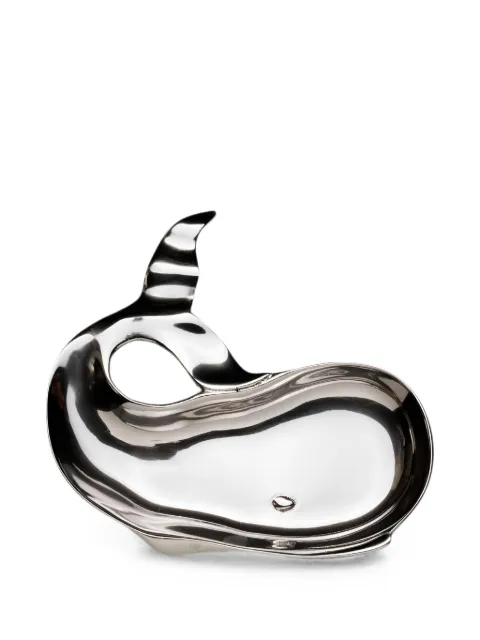 CU I SEEYOU whale-shaped tray Silver CU63763
