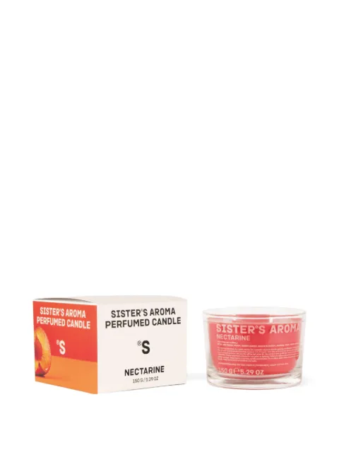 Sister’s Aroma glass-vessel logo-print candle Red 4820227787272EU