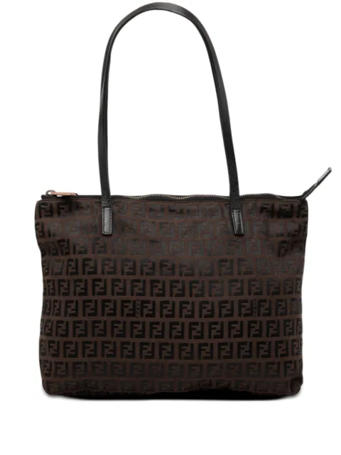 Fendi Pre-Owned 2000-2010 Zucchino Canvas tote bag Brown 0FDASDNLBNBLK5VF